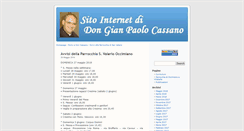 Desktop Screenshot of doncassano.it